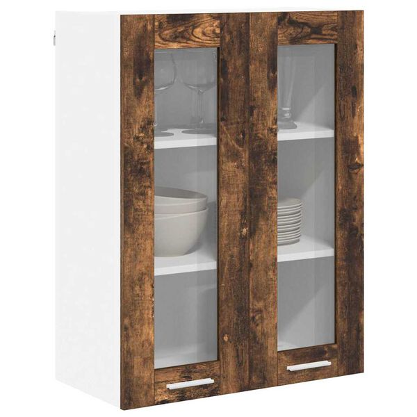 vidaXL H&auml;ngeschrank Ger&auml;ucherte Eiche 60 x 31 x 80 cm Holzwerkstoff