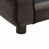 vidaXL Hundesofa Braun 72x45x30 cm Plüsch