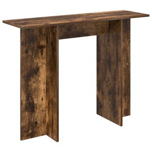 vidaXL Konsolentisch Ger&auml;ucherte Eiche 100 x 30 x 75 cm Holzwerkstoff