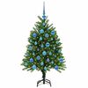 vidaXL Weihnachtsbaum mit 150 LEDs mit St&auml;nder Gr&uuml;n 120 cm PE