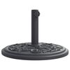 vidaXL Sonnenschirmst&auml;nder f&uuml;r &Oslash;38/48 mm Mast 12 kg Rund