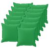 vidaXL Kissenbezug 12 stk. HOUTEN Gr&uuml;n 40 x 40 cm Polyester