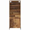 vidaXL Highboard Altholz 69,5 x 32,5 x 180 cm Holzwerkstoff