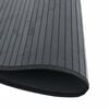 vidaXL Teppich Rund Schwarz 60 cm Bambus