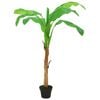 vidaXL K&uuml;nstlicher Bananenbaum mit Topf 180 cm Gr&uuml;n