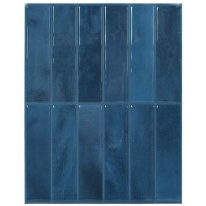 vidaXL Rechteckige Fliese 10 Stk. Blau 29 x 23 x 0,08 cm