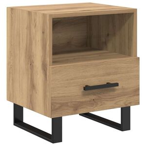 vidaXL Nachttisch Artisan-Eiche 40 x 35 x 47,5 cm Holzwerkstoff