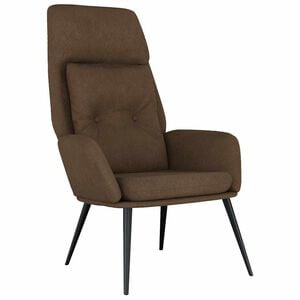vidaXL Relaxsessel Braun Wildleder-Optik