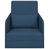 vidaXL Schlafsofa 60cm Blau Stoff