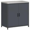 vidaXL K&uuml;chenaufbewahrungsschrank HATTEM Anthrazit 90 x 50 x 92 cm