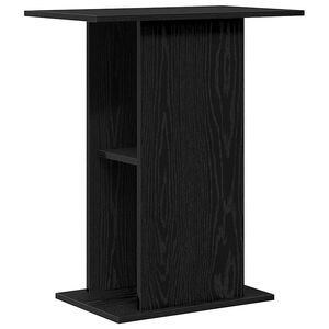 vidaXL Aquariumst&auml;nder Schwarz Eichen-Optik 60,5x36x72,5 cm