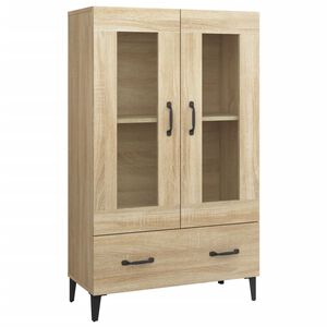 vidaXL Highboard Sonoma-Eiche 70x31x115 cm Holzwerkstoff