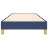 vidaXL Boxspringbettgestell Blau 80x200 cm Stoff