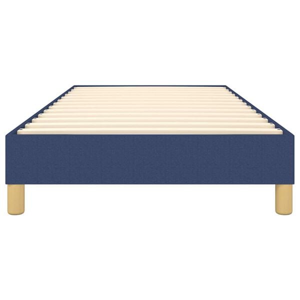 vidaXL Boxspringbettgestell Blau 80x200 cm Stoff