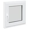 vidaXL Kellerfenster RISOR 50 x 50 cm PVC und Glas Wei&szlig;