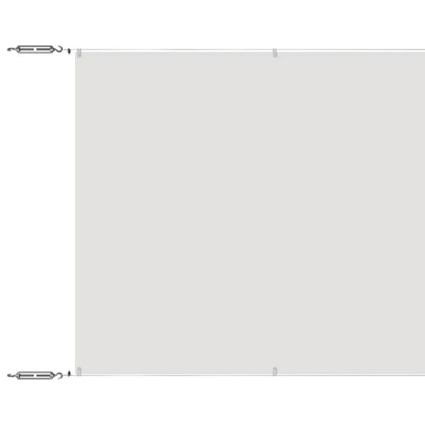 vidaXL Senkrechtmarkise Wei&szlig; 60x600 cm Oxford-Gewebe