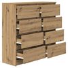 vidaXL Sideboard Artisan-Eiche 100x35x99 cm Holzwerkstoff