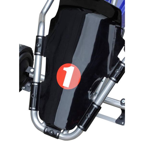 vidaXL Kinderfahrzeug Schwarz Kunststoff