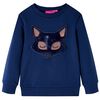vidaXL Kinder-Sweatshirt Marineblau 116