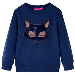 vidaXL Kinder-Sweatshirt Marineblau 116