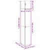 vidaXL Hochschrank Schmal Sonoma-Eiche 30x42,5x225 cm Holzwerkstoff