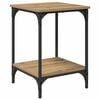 vidaXL Couchtisch Artisan-Eiche 40 x 40 x 55 cm Holzwerkstoff