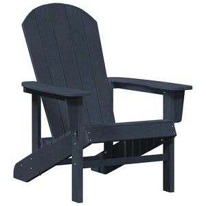 vidaXL Adirondack-Stuhl Marineblau 82 x 74 x 92 cm HDPE