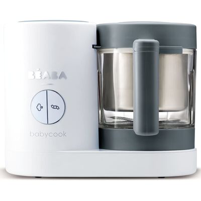 Beaba 4-in-1 Küchenmaschine Babycook Neo 400 W Grau und Weiß