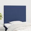 vidaXL Kopfteil Blau 90x5x118/128 cm Stoff