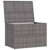 vidaXL Garden-Auflagenbox Grau 150x100x100 cm Poly Rattan