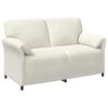 vidaXL 2-Sitzer Sofa Creme 158 x 83 x 95 cm Samt