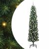 vidaXL K&uuml;nstlicher Weihnachtsbaum mit 300 LEDs mit St&auml;nder Gr&uuml;n 210 cm
