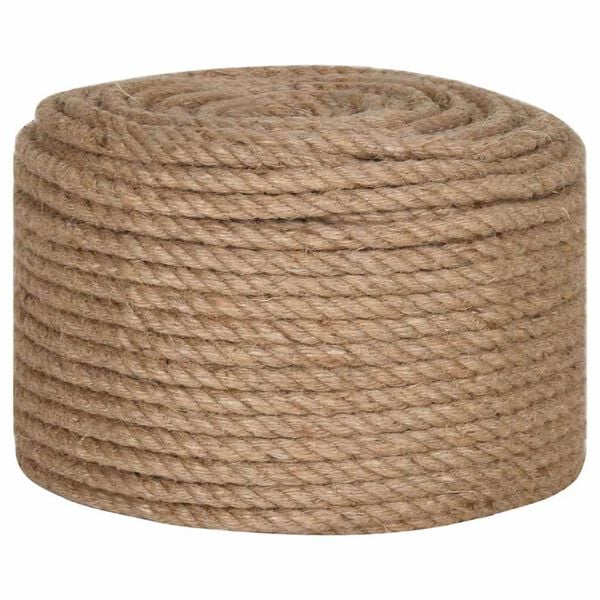 vidaXL Seil 100% Jute 10 mm 100 m