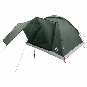 vidaXL Campingzelt 4 Personen Olivegr&uuml;n Polyester und Stahl