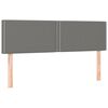 vidaXL Boxspringbett mit Matratze Dunkelgrau 140x200 cm Stoff
