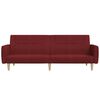 vidaXL Schlafsofa 2-Sitzer Weinrot Stoff
