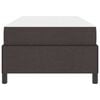 vidaXL Boxspringbett Dunkelbraun 100 x 200 cm Stoff