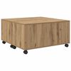 vidaXL Couchtisch Artisan-Eiche 75 x 75 x 38 cm Holzwerkstoff