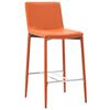 vidaXL 3-tlg. Bar-Set Kunstleder Orange
