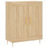 vidaXL Highboard Sonoma-Eiche 69,5x34x180 cm Holzwerkstoff