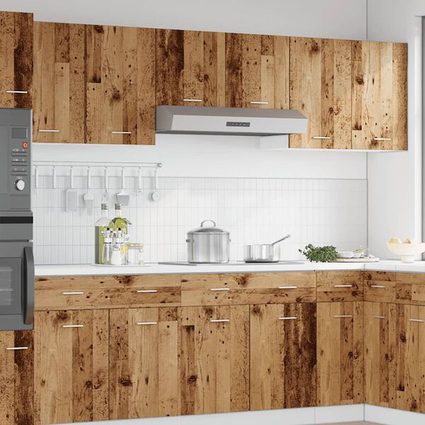 vidaXL Hängeschrank Lyon Altholz-Optik 50x31x60 cm Holzwerkstoff