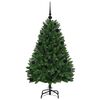 vidaXL K&uuml;nstlicher Weihnachtsbaum Gr&uuml;n 120 cm PVC und Metall