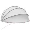 vidaXL Pool-Dome Grau und Orange 472 x 460 x 229 cm