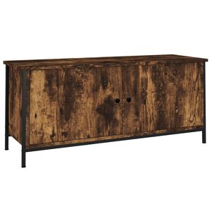 vidaXL TV-Schrank mit T&uuml;ren R&auml;uchereiche 102x35x45 cm Holzwerkstoff