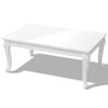 vidaXL Couchtisch 100x60x42 cm Hochglanz-Wei&szlig;