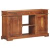 vidaXL Sideboard 135x35x75 cm Akazienholz Massiv