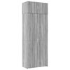 vidaXL Hochschrank Grau Sonoma 80x42,5x225 cm Holzwerkstoff