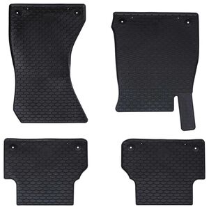 vidaXL Autofu&szlig;matte 4 Stk. Geeignet f&uuml;r Audi A4 B9 2015-2024 Gummi