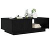 vidaXL Couchtisch Schwarz Eichen-Optik 95 x 55 x 31 cm Holzwerkstoff
