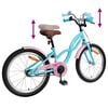 vidaXL Kinderfahrrad 20 Zoll f&uuml;r 6-11 Jahre alt Himmelblau